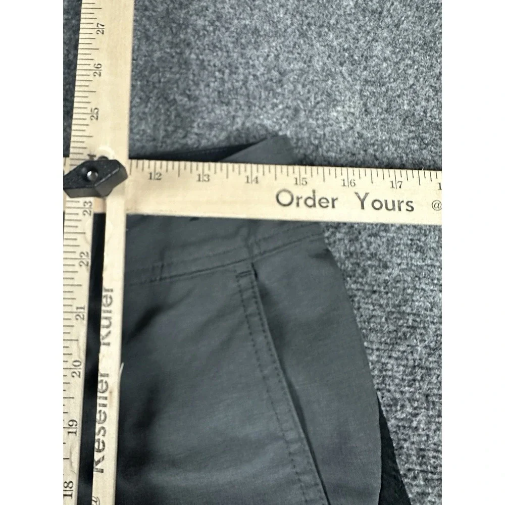 Pelagic Board Shorts Mens 30 Gray Black FX90 Tactical Fishing Pockets Stretch